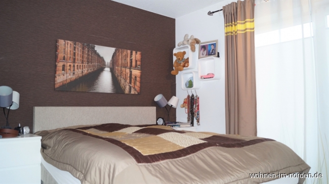Schlafzimmer im Erdgeschoss links Einfamilienhaus Bad Bramstedt