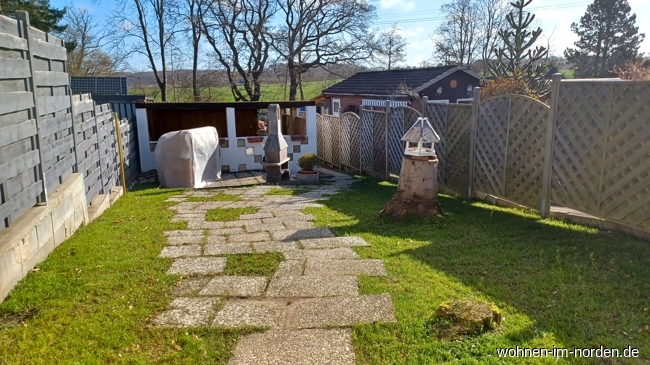 Garten Doppelhaush�lfte Schwentinental