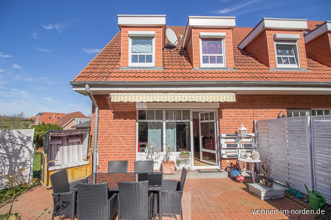 Terrasse Reihenendhaus Ltjenburg