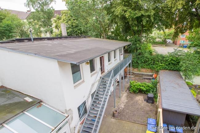 Blick vom Haus auf das Hofgebude Mehrfamilienhaus Kiel / Gaarden-Sd und Kronsburg