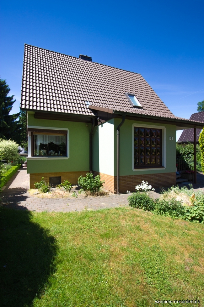Vorderseite Einfamilienhaus Norderstedt / Harksheide