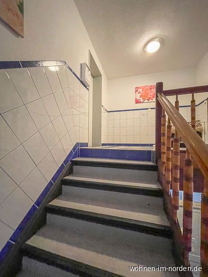 Treppenhaus Dachgeschosswohnung Kiel