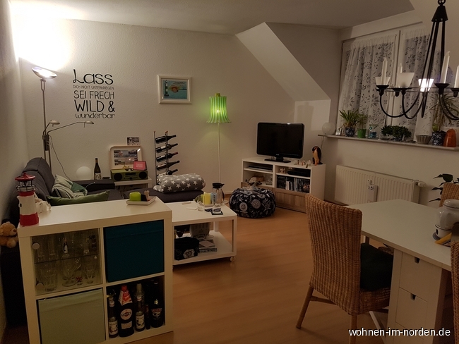 Wohnzimmer Maisonettewohnung Heikendorf