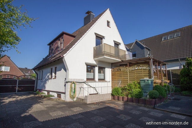 Rckansicht Einfamilienhaus Laboe