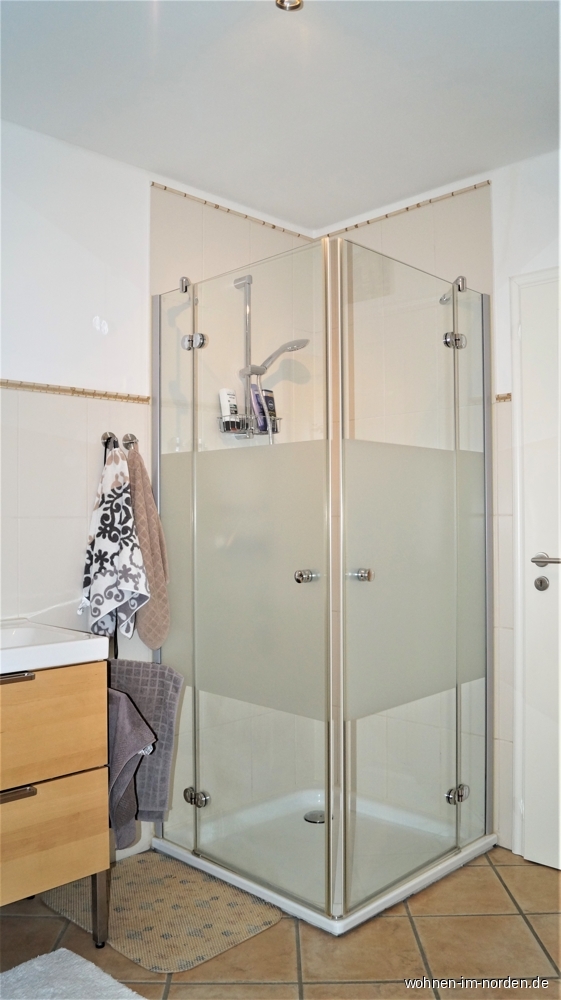 Dusche im Dachgeschoss Einfamilienhaus Henstedt-Ulzburg