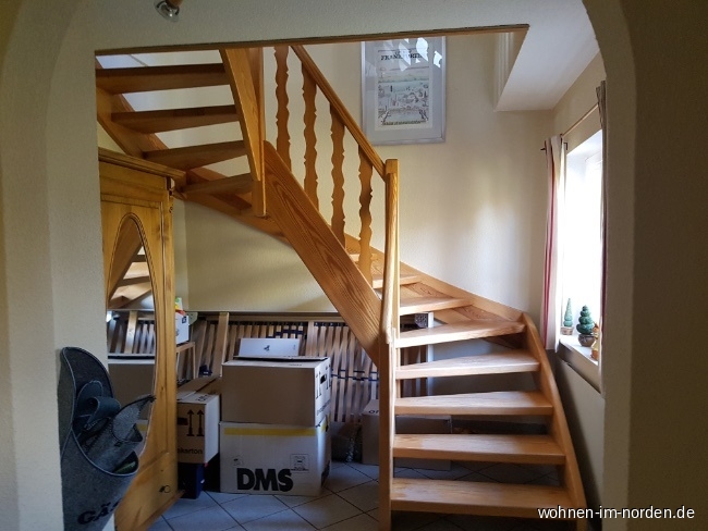 Treppe nach oben Einfamilienhaus Asendorf