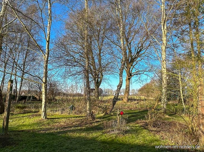idyllischer Garten Resthof Besdorf