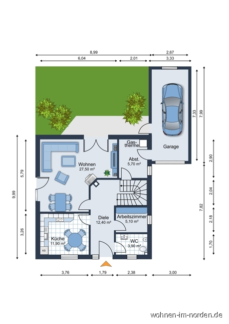 Erdgeschoss Einfamilienhaus Neumnster