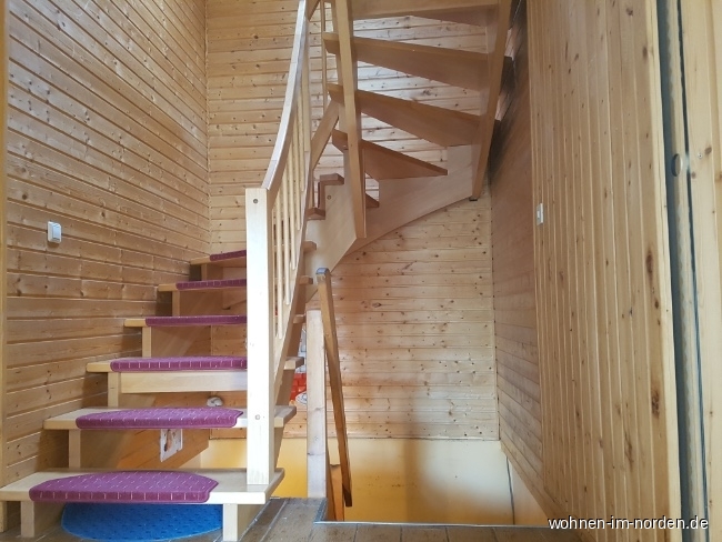 Massivholztreppe Einfamilienhaus Nortorf