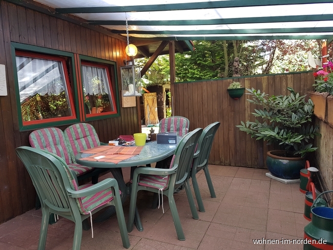 berdachte Terrasse Freizeitgrundstck Kiel