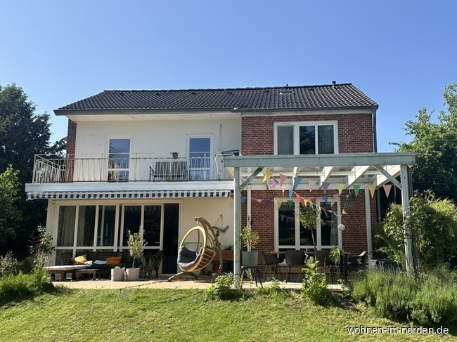 Gartenansicht Einfamilienhaus Molfsee