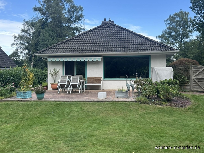 Gartenansicht Bungalow Hamburg / Rissen